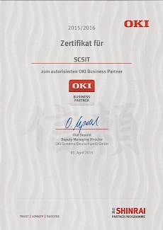 WWS-InterCom Göttingen Thomas Berger OKI zertifiziert